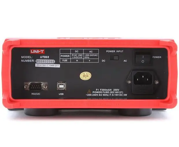 Цифровой мультиметр с высокой чувствительностью UNI T UT804 цифровой постоянного и