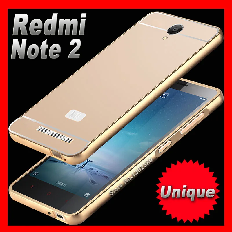 Xiaomi redmi note 2 чехол для телефона Металлическая Рамка акриловый алюминиевый note2 xiomi