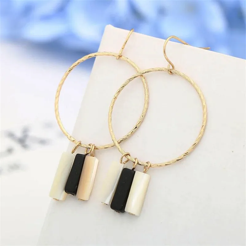 Шикарный золотой цвет круглый синий природный камень мотаться чешские Подвески