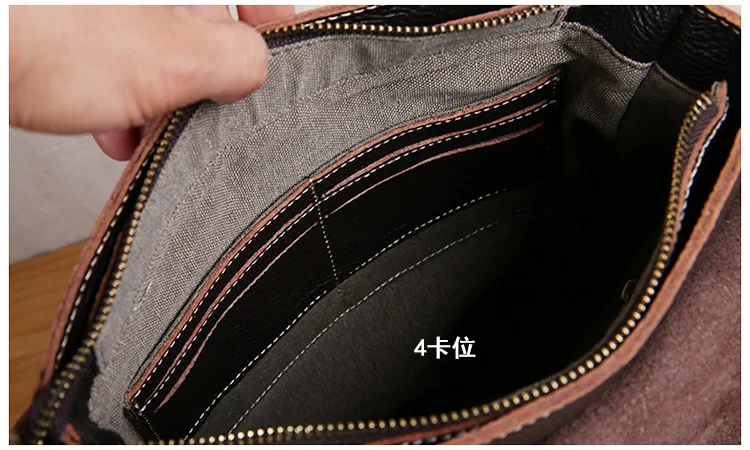 AETOO кожаная мужская маленькая сумка на плечо, простая повседневная сумка, первый слой воловьей кожи, вертикальная ручная мужская сумка