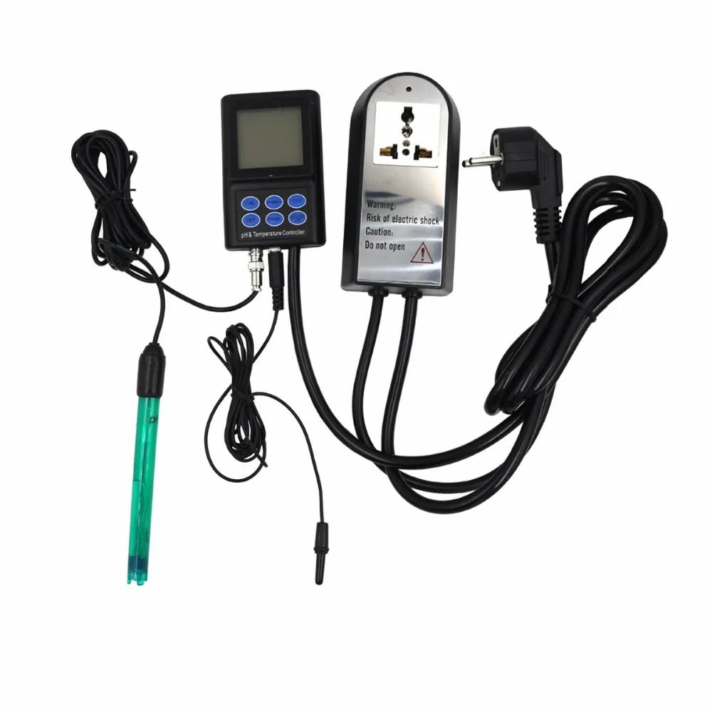 ЖК цифровой измеритель PH тестер регулятор температуры аквариум бассейн