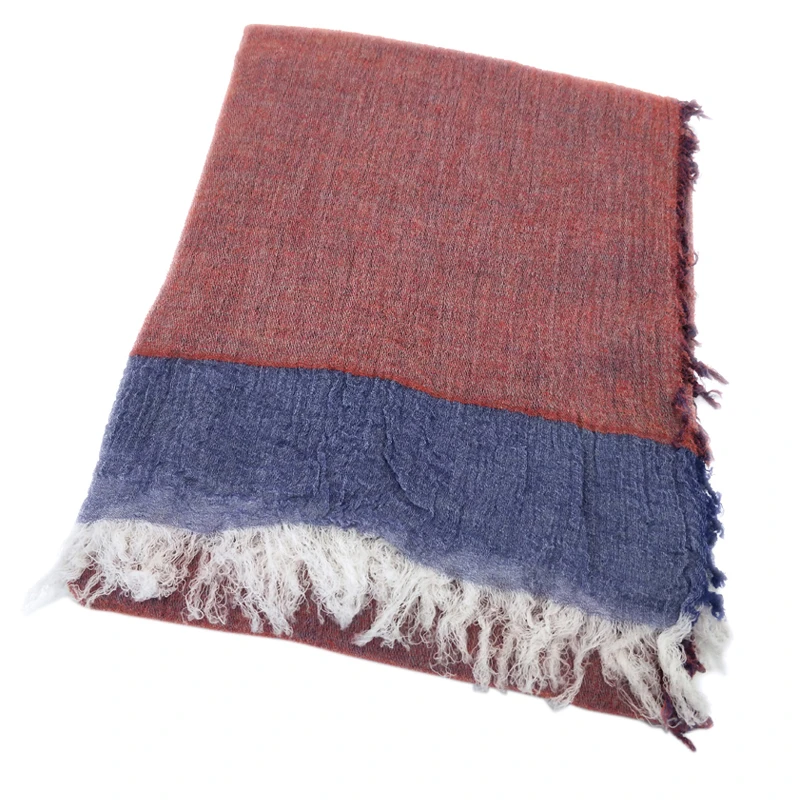 

silk wool cashmere blend women fashion patchwork color plaid scarfs shawl pashmina 75x200cm 4side small fringed