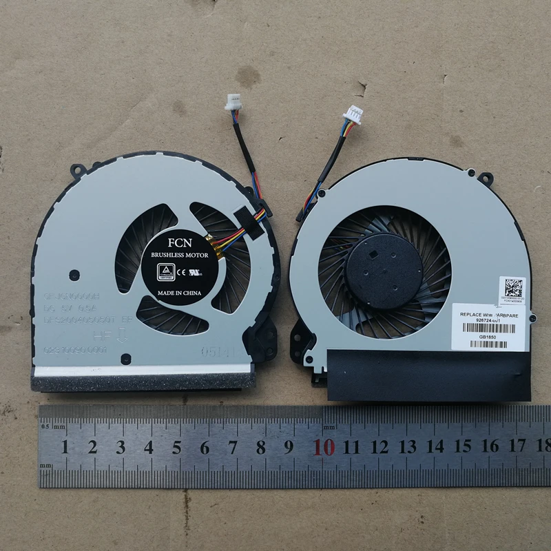 

1 шт. Новый охлаждающий вентилятор для ноутбука HP 17-Y052CA 17-X 17-BS 17-BS067CL 17-Y 926724-001 dfs2004050t 023.10090.0001