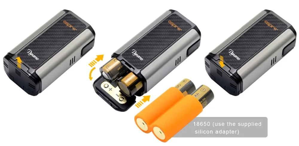 Электронная сигарета Aspire Dynamo 220 Вт Vape Mod fit 510 поддержка резьбы VW VV обход CPS TC TCR Режимы 2 дюйма TFT экран коробка мод