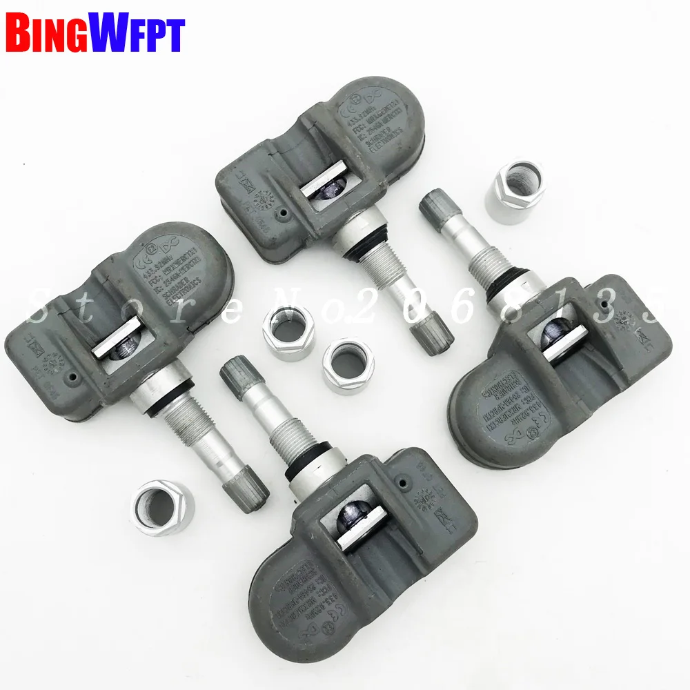 4 шт. OEM: A0055423718 TPMS сенсор для Mercedes S65 S600 433,92 МГц Schrader 0055423718 A0055423718