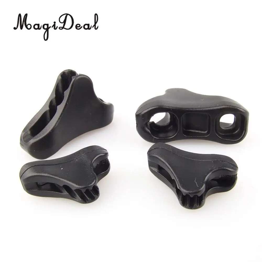 10 шт. пластиковые Нескользящие палатки для кемпинга MagiDeal веревки натяжители