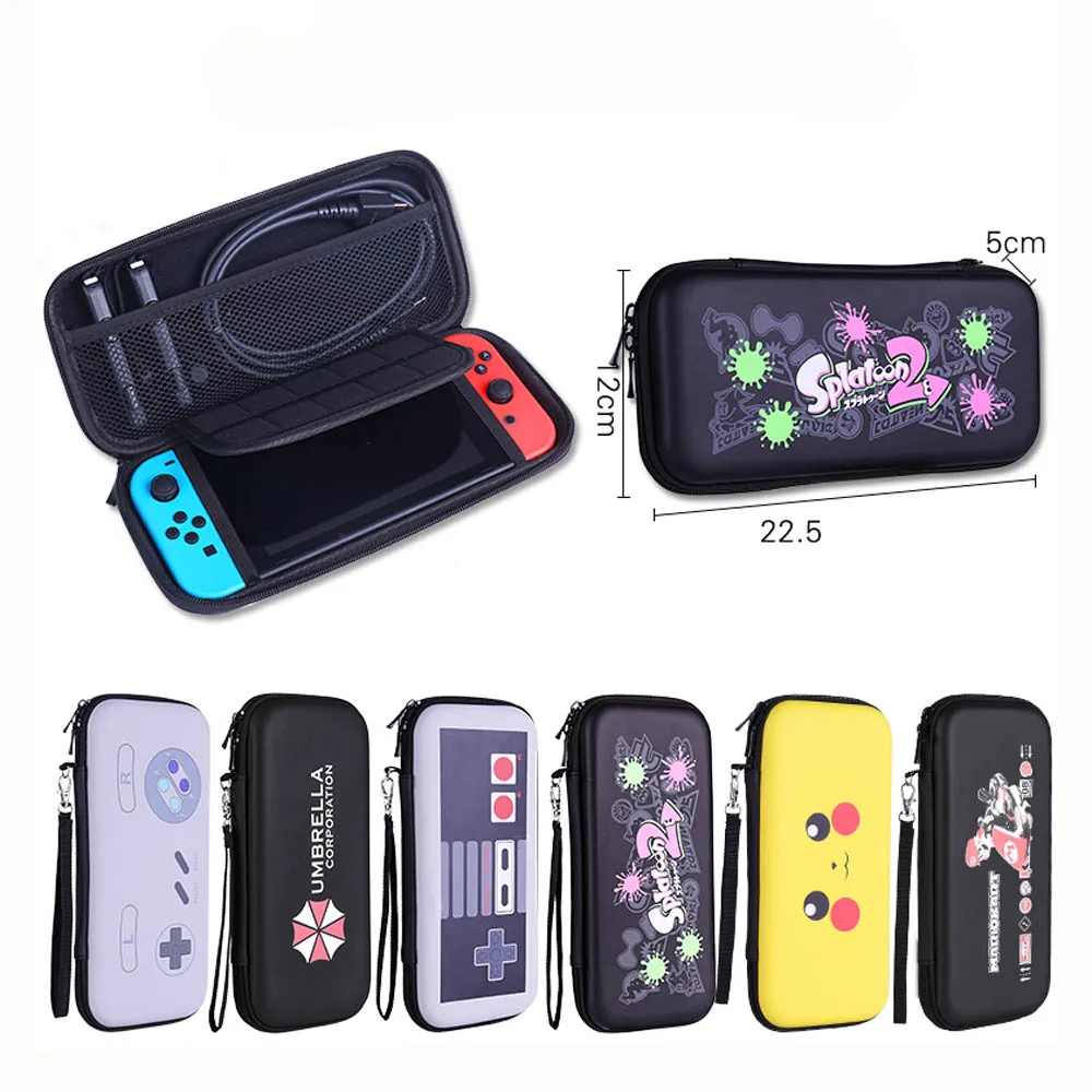Yoteen nintendo сумка switch EVA Жесткий чехол с ручной полосой слот для карт NS защитный чехол кабель аксессуары сумка