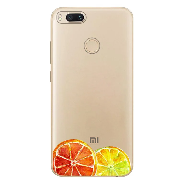Silicone For Xiaomi Redmi 4X Note 3 Mi A1 4 Pro 4A 5 6 6pro Peach Pineapple Soft Back Cover A657 |