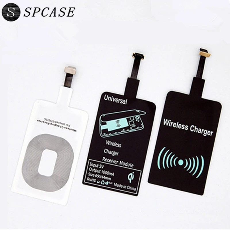 SPCASE Беспроводной Ци зарядки приемник для SAMSUNG S9 плюс Примечание 9 Micro USB Pad Coil Тип-C