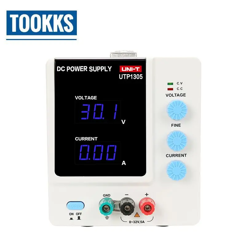 Uni t UTP1305 Регулируемый цифровой DC питание 32 В в/5A USB подключения компьютера ЕС 230