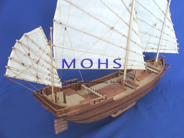 Все новая версия деревянная модель лодки деревянная шкала model1/62 китайский парусный спорт масштабная Монтажная модель судостроении, школьный комплект лодка корабль