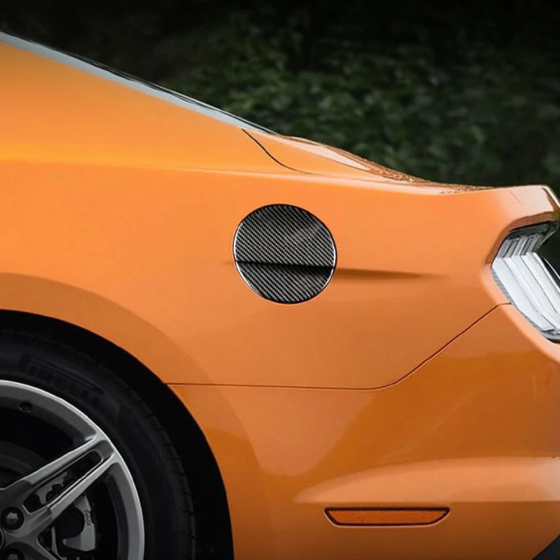 Для Ford Mustang 2015-2019 крышка из углеродного волокна для топливного бака отделка 3D
