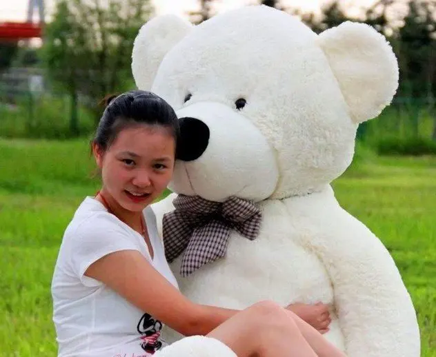 

1.6m big size teddy bear plush soft toys teddy bear stuffed toys 3 color to choose freeshipping