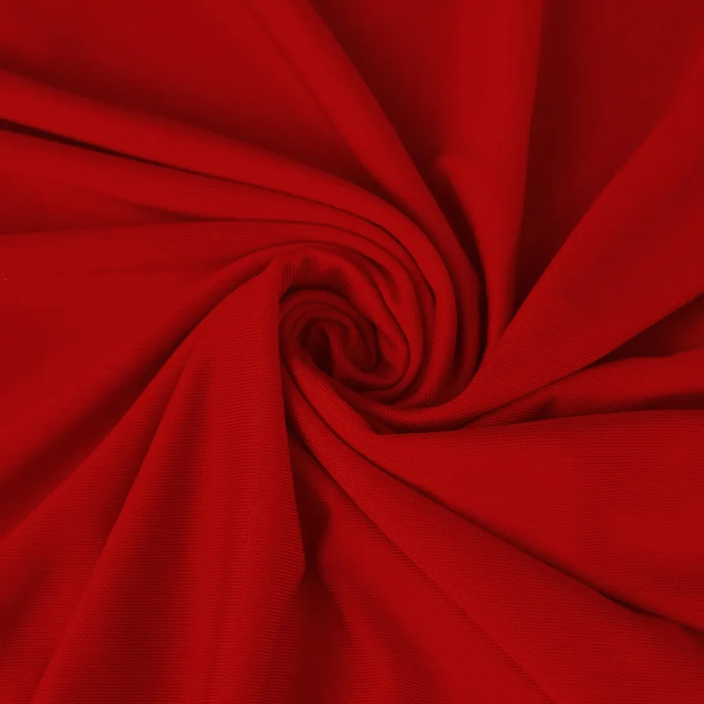 Простое однотонное платье с круглым вырезом женское летнее пляжное повседневное