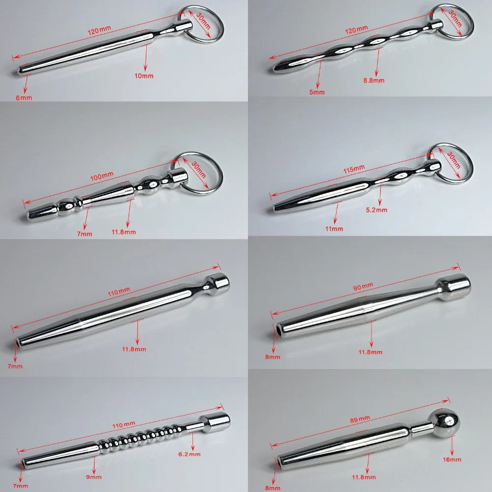 Катетер/вилка/звуковые уретральные игрушки 8 шт. разные стили мужской