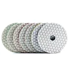 7 шт.лот 2,0 мм толщина сухой гибкий полировальный диск 3 дюйма алмазный шлифовальный диск для гранита мрамора 80 мм Сухой полировальный камень