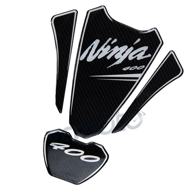 3D мотоцикл топливный бак для газа протектор чехол Kawasaki Ninja 400 2008 2019 09 10 11 12 13 14 15 16 17