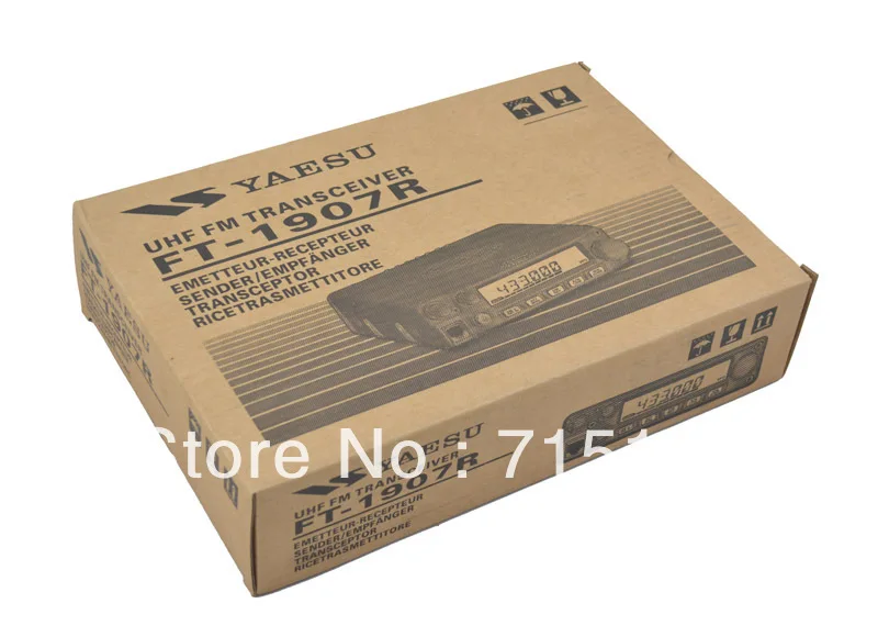 Yaesu Автомобильная радиостанция FT 1907R 55 Вт 400 470 МГц UHF FM Мобильный