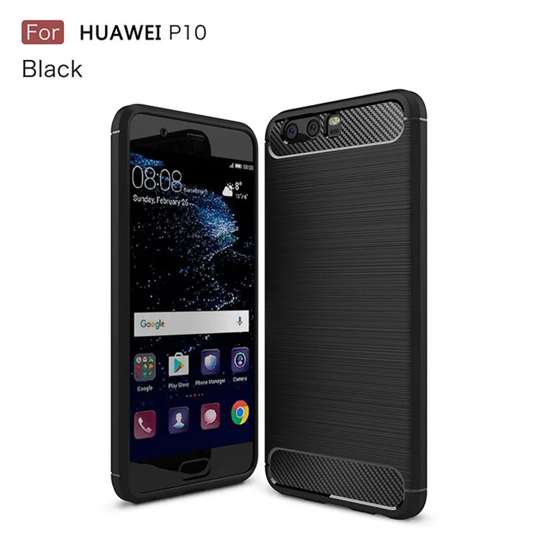 1 шт. Роскошные Чехлы для мобильных телефонов huawei P10 Силиконовая защита от падений