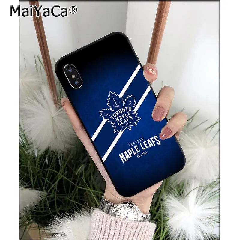 A13 MaiYaCa Toronto Maple Leafs ТПУ Мягкий силиконовый чехол для телефона чехол для iPhone X XS MAX 6 6s 7 7plus 8 8Plus 5 5S SE XR - Цвет: A13