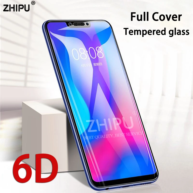6D закаленное стекло для Huawei Nova 3 3i 3e полное покрытие изогнутая Защитная пленка