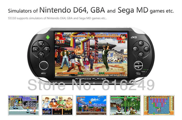 New 5 Inch Game Console 4GB JXD S5110 Android 4.0 Capacitive ARM Cortex A9 CPU Tablet PC Player | Электроника