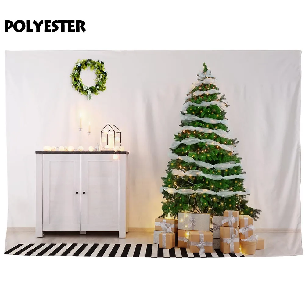 Allenjoy backgrounds for photo studio christmas living room gift tree white celebrate booth Background | Электроника