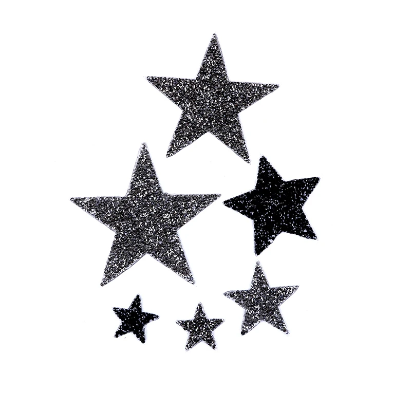 Несколько размеров одежда с аппликацией нашивка в полоску стразы со стразами