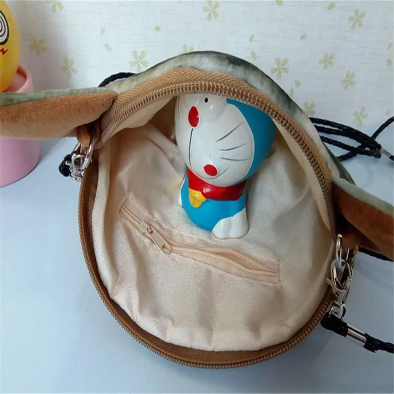 Женская сумка-мессенджер с объемными анималиями летняя маленькая Повседневная