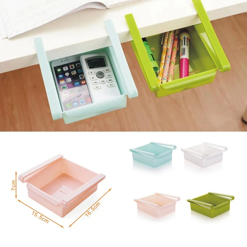 Slide Kitchen Fridge Freezer Space Saver Organizer Storage Rack Shelf Holder Housekeeping Container Organizers | Дом и сад