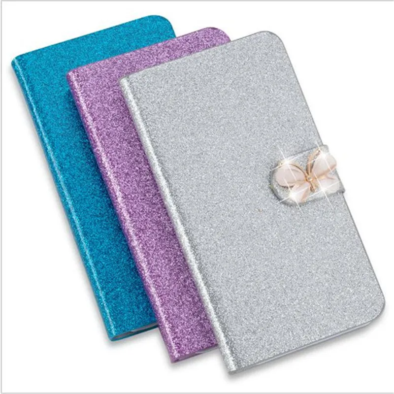 Для LG Рыболов Случае Роскошные Блестящие Побрякушки Порошок Кожа Магнитный