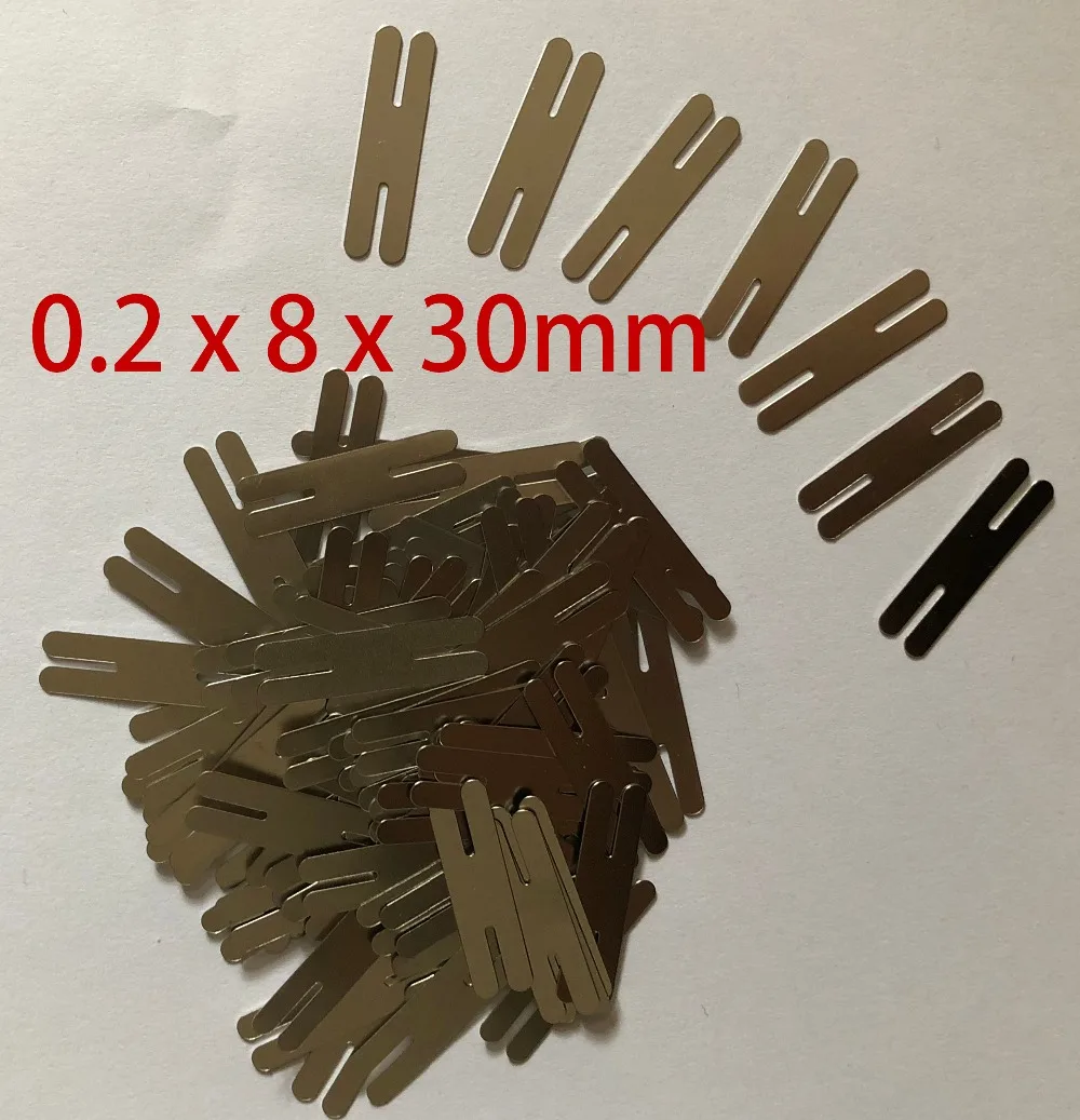 50pcs All type Nickel Plated Steel Strap Strip Sheets for 2P 3P 4P 6P 18650 power battery pack spot welding welder |