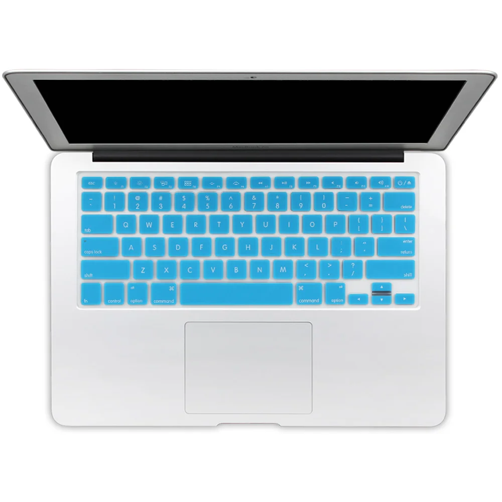 Силиконовая Защитная крышка для клавиатуры с английскими буквами США MacBook 13