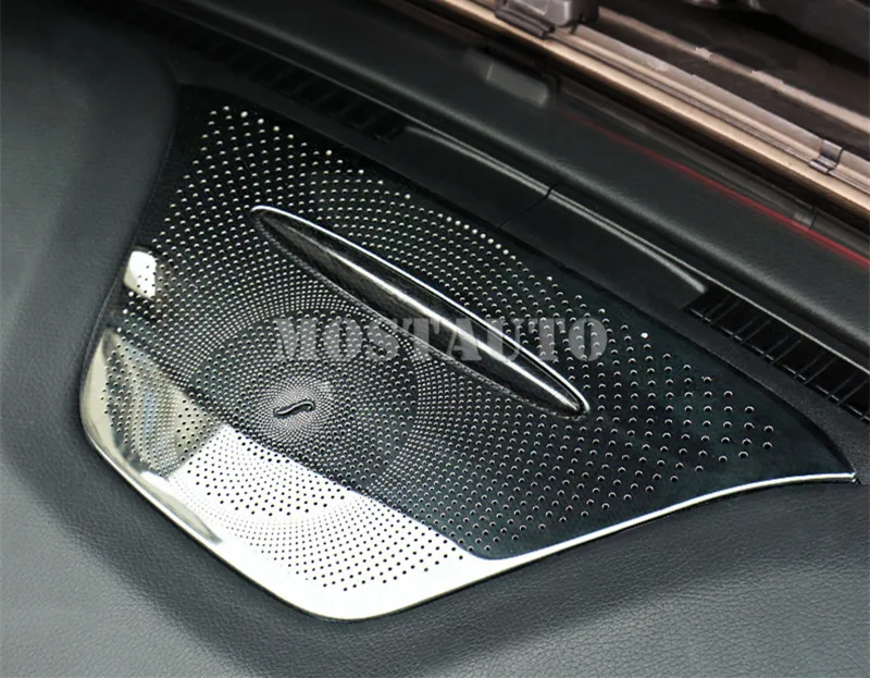 Для Benz CLA W117 C117 X117 внутренний центр динамик на приборную панель накладка 2013-2018 1 шт.
