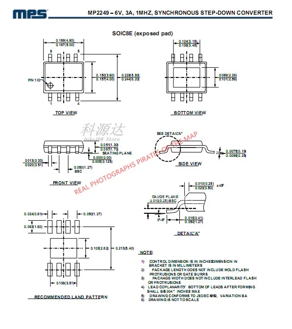 10pcs/lot MP2249 SOP8 MP2249DN-LF-Z In Stock | Электроника