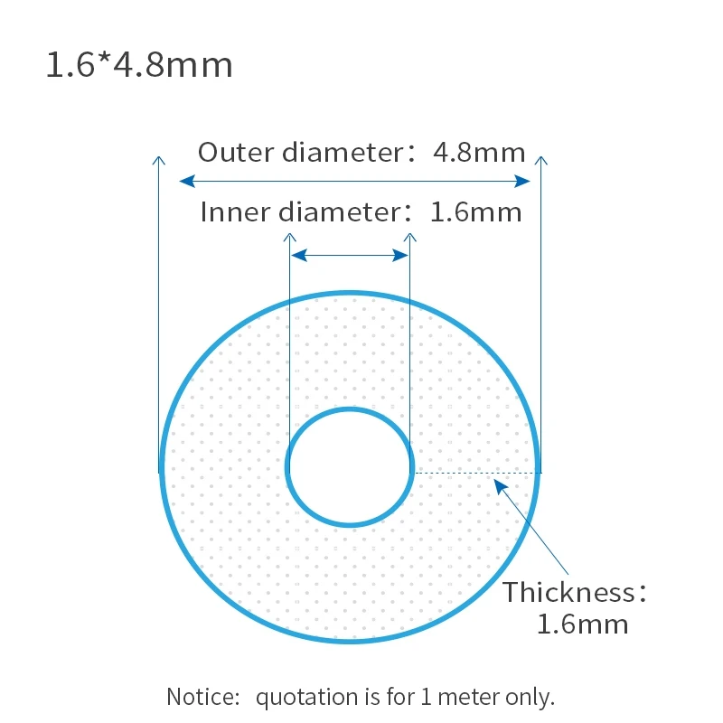 Kamoer перистальтический насос Кремниевая трубка/Пищевая трубка - Цвет: 1.6mm and 4.8mm