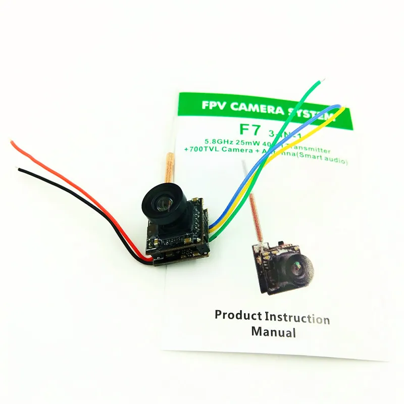 HCF7 VTX камера 5 8G 40CH 25MW передатчик 700TVL CMOS широкоугольная NTSC FPV для Happymodel Mobula7 Mobula 7
