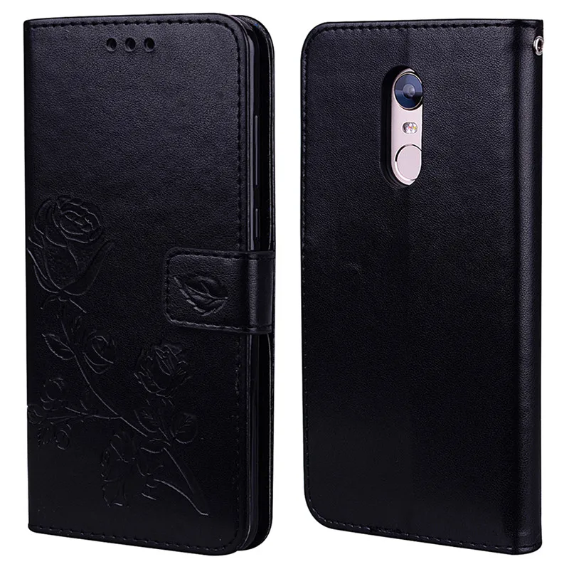For Xiaomi Redmi 3S 4S 4A 5A 5 plus Case cover Rose Pattern flip leather protective Mobile Phone Shell for Mi A1 5X Capa | Мобильные