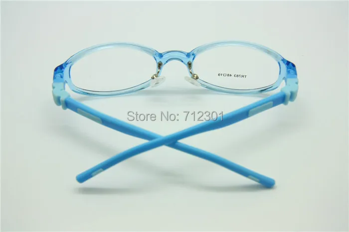 Гибкие дети очки не винт силиконовые tr90 Мальчики девочки съемный храм Оптическая