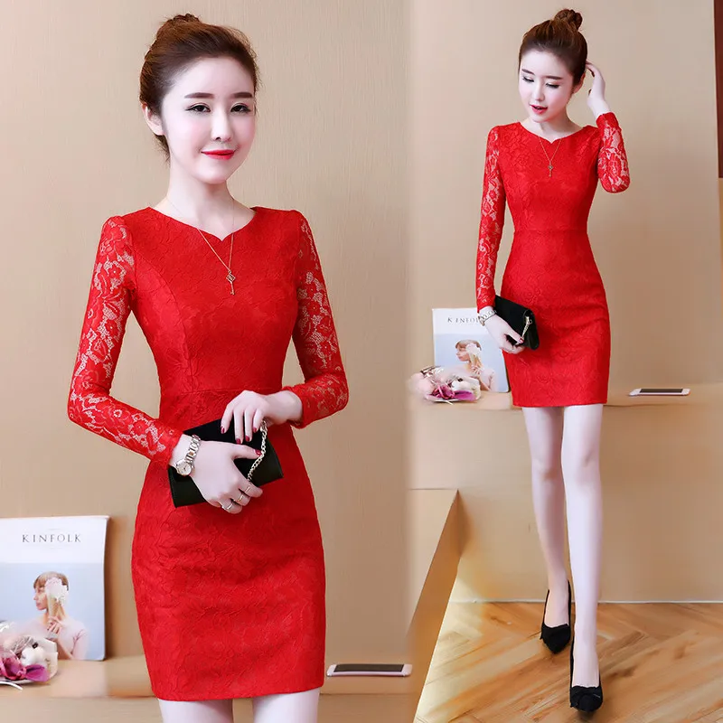 Осень 2019 винтажное кружевное платье облегающее пикантное модное ажурное мини