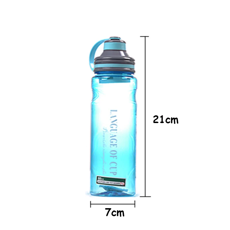 Transhome Water Botle Sports Leak-proof Seal Portable Plastic Drinking Bottle For With Rope Lid | Дом и сад