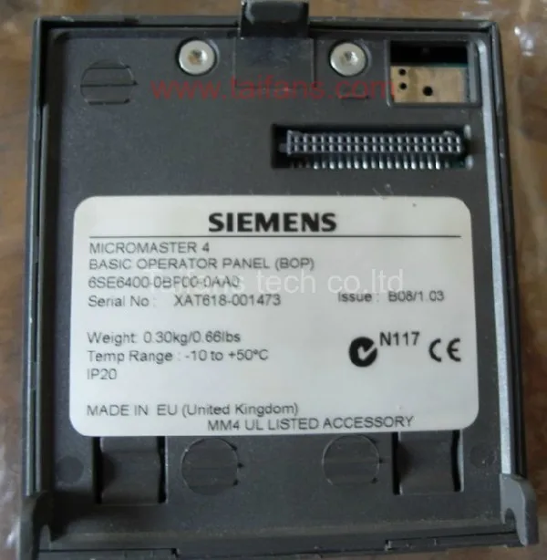 Оригинальная панель 6SE6400-0BP00-0AA0 для MM420/MM430/MM440 6SE6400-0BP00-0AA1 | Бытовая техника