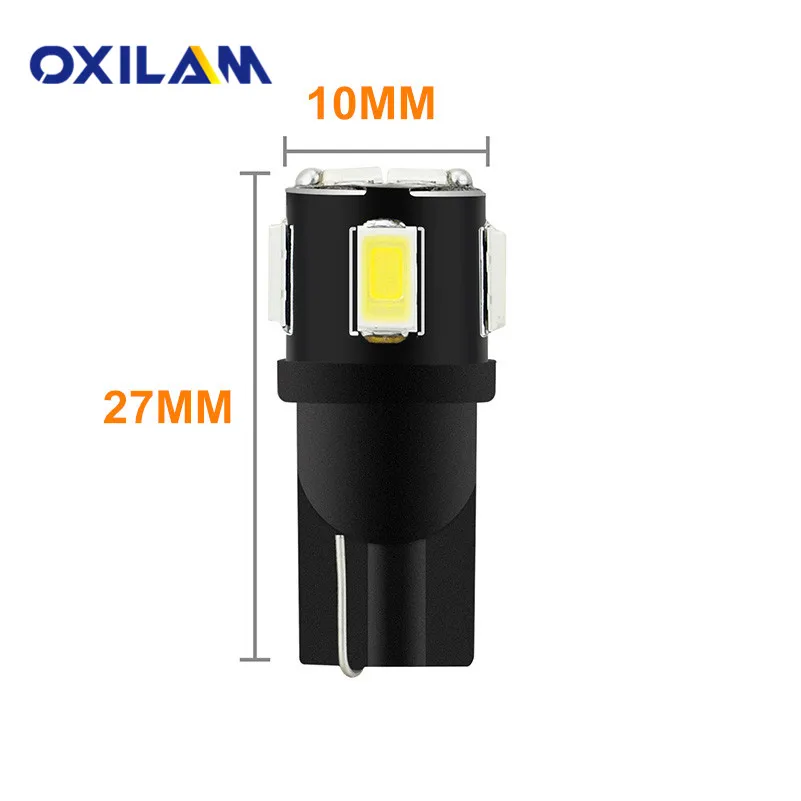 OXILAM 4x T10 W5W Светодиодная лампа для салона автомобиля светильник Mitsubishi Outlander Lancer 10 9
