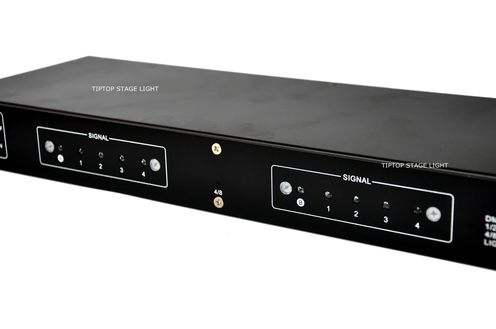 Бесплатная доставка 8-позиционный DMX 512 Spliter 4/8 Электрический изолированный выход