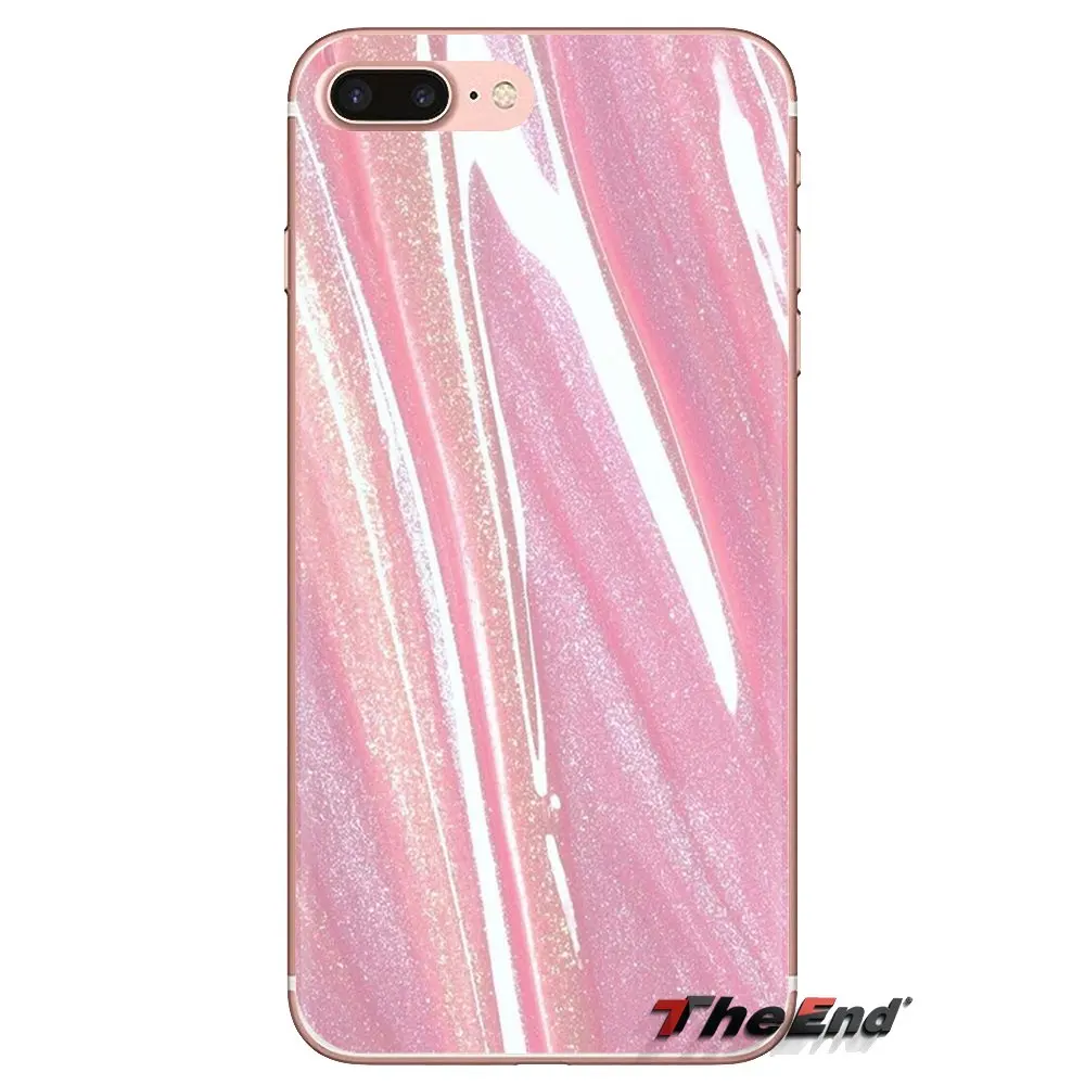 Мягкие прозрачные чехлы пастельные розовые обои для iPod Touch Apple iPhone 4 4s 5 5S SE 5C 6 S 7 8 X XR