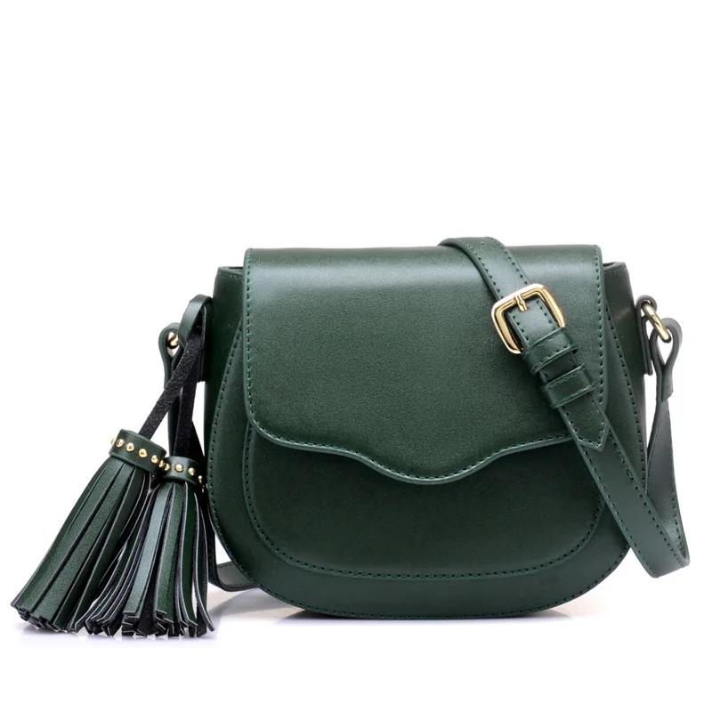 Новинка 2018 женская сумка через плечо винтажная модная однотонная маленькая из