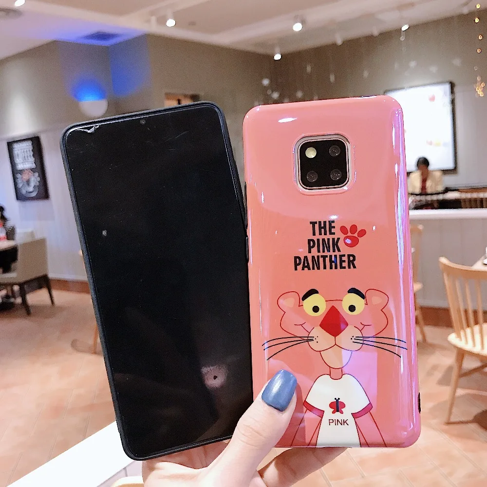 Чехол для телефона с рисунком розовой Пантеры Huawei Mate 20 Pro 20x 10 pro Honor Nova 2s 3 3i P20