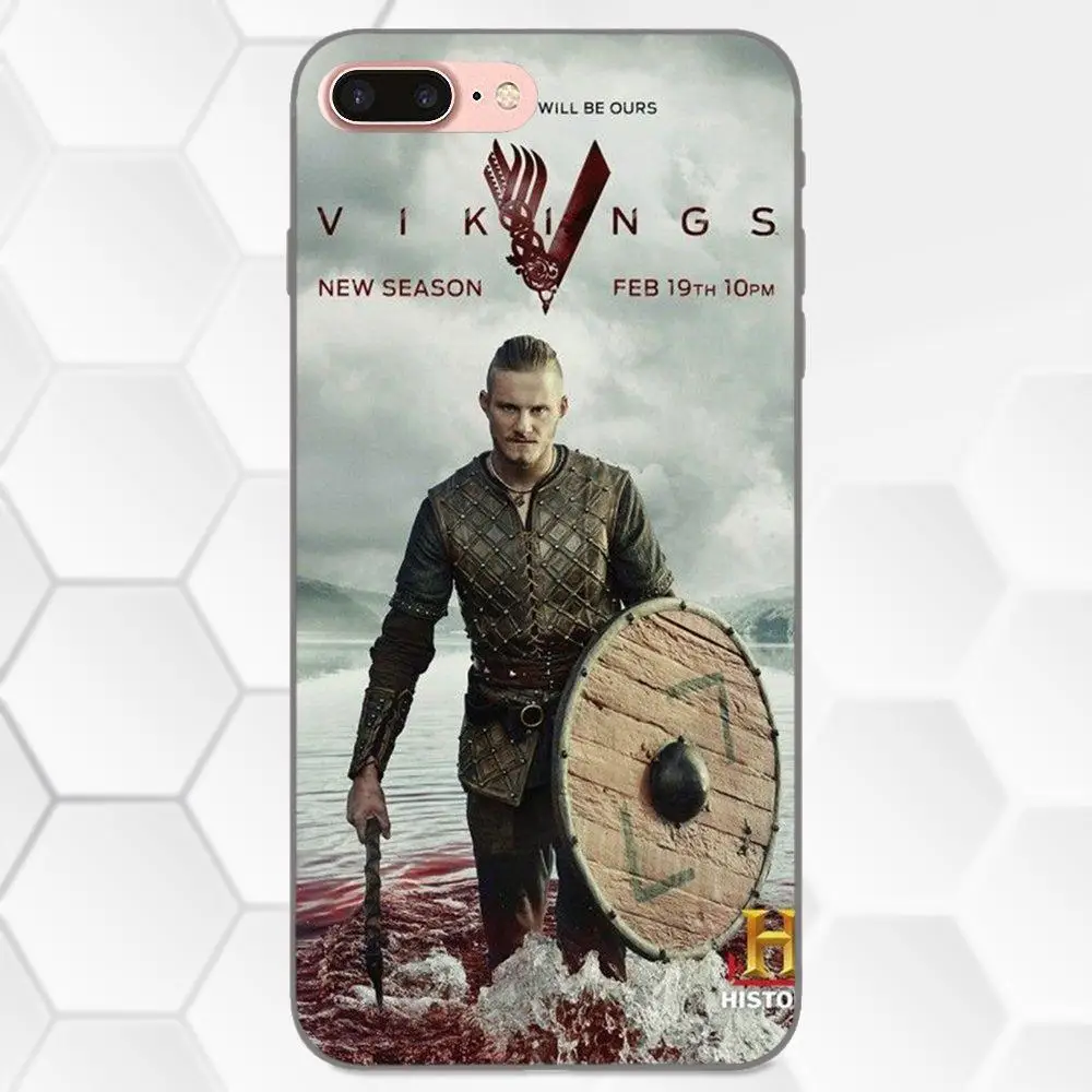 ТВ Vikings Сезон 3 постер для Xiaomi Mi Mix Max Note 2 2S 5X 6 8 SE A1 Play F1 мягкий оригинальный|Бамперы|