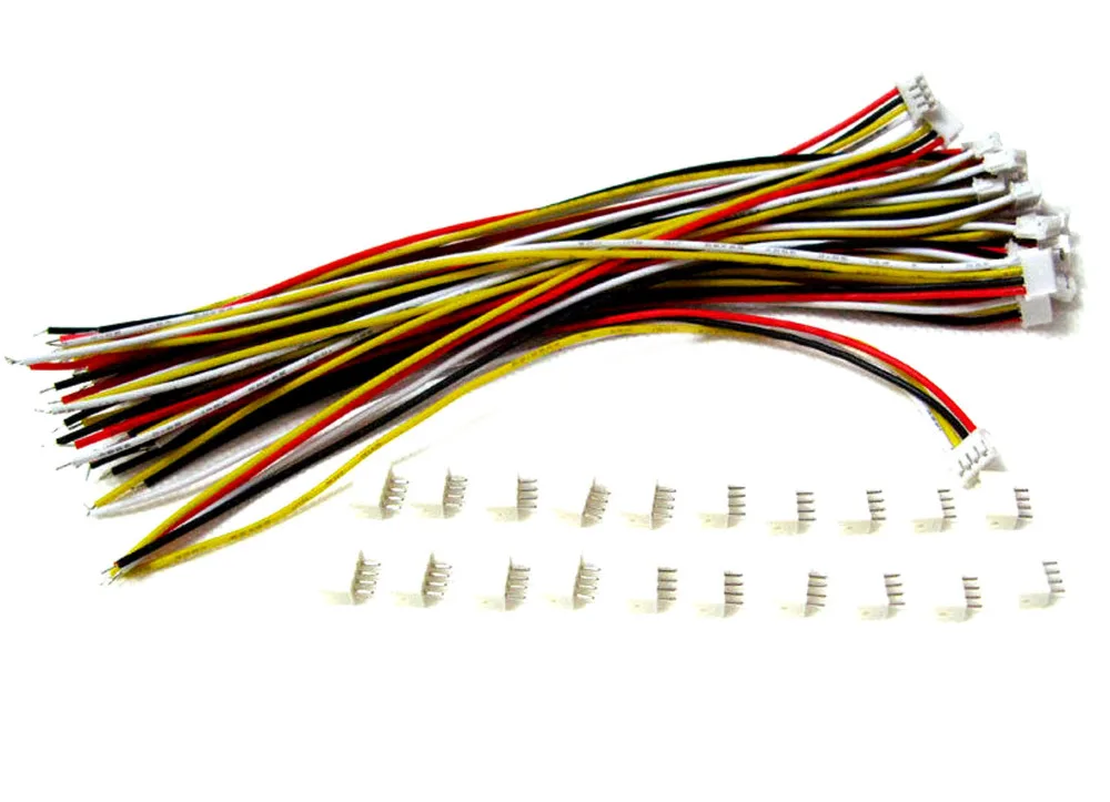 20 комплектов мини микро ZH 1 5 4 контактный JST разъем с проводами кабели|4-pin jst|connector with wireconnector jst |