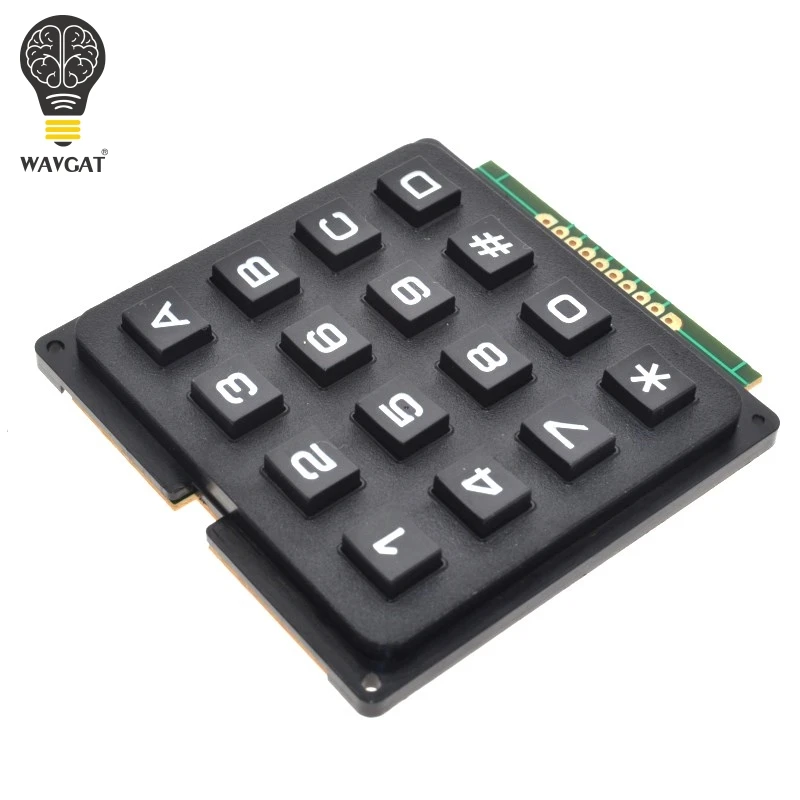 Модуль клавиатуры WAVGAT 4x4 матрица 16 клавиш 4*4 переключатель для Arduino|Интегральные